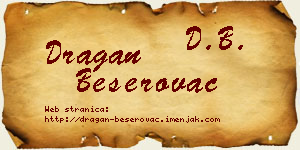 Dragan Beserovac vizit kartica